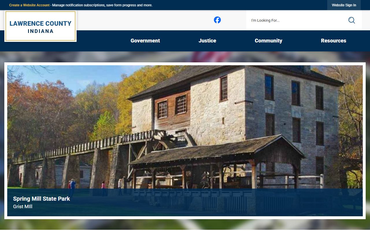 Lawrence County court records official county homepage