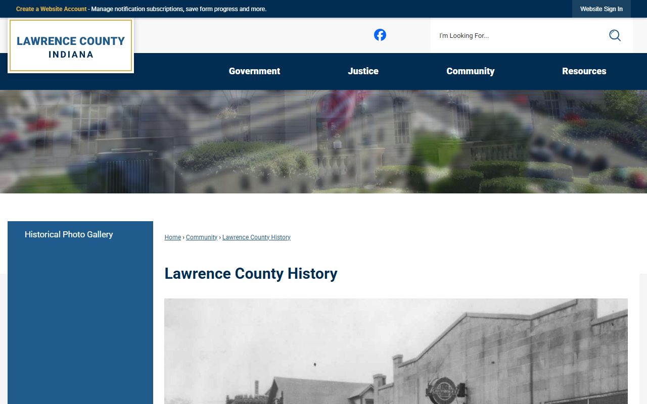 Lawrence County court records official county justice and history source