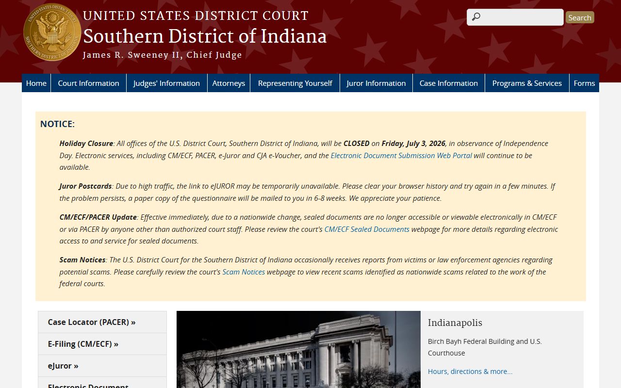 Lawrence County probate records federal court fallback source